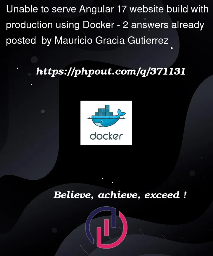 Question 371131 in Docker