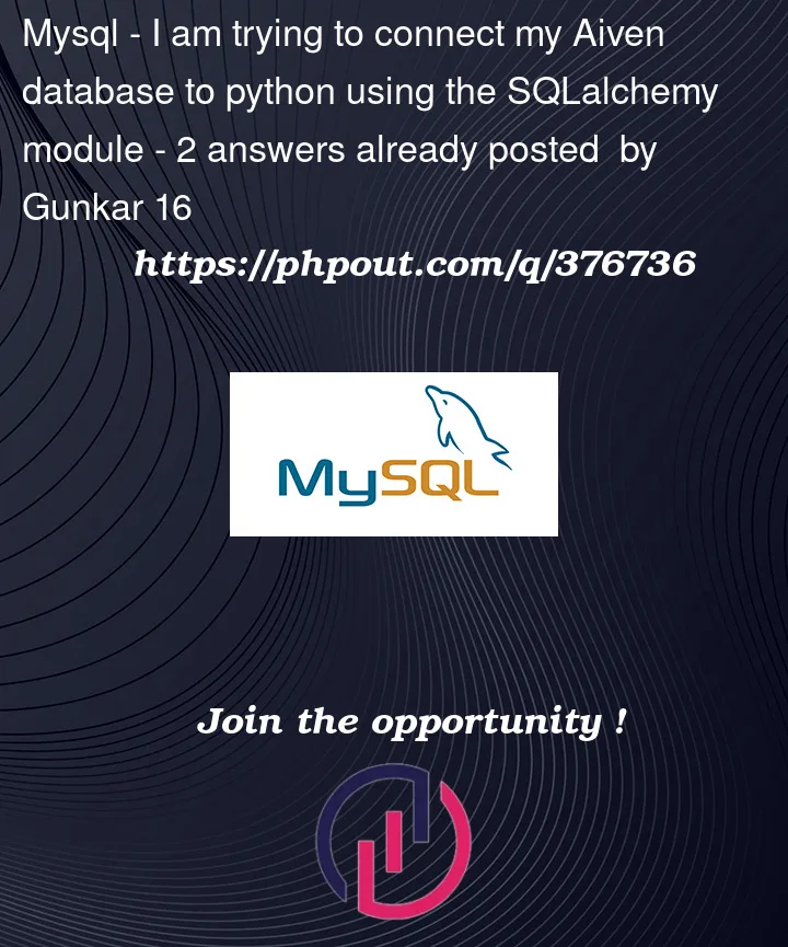 Question 376736 in Mysql