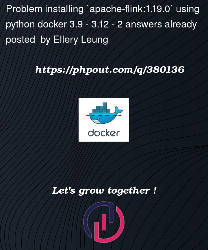 Question 380136 in Docker