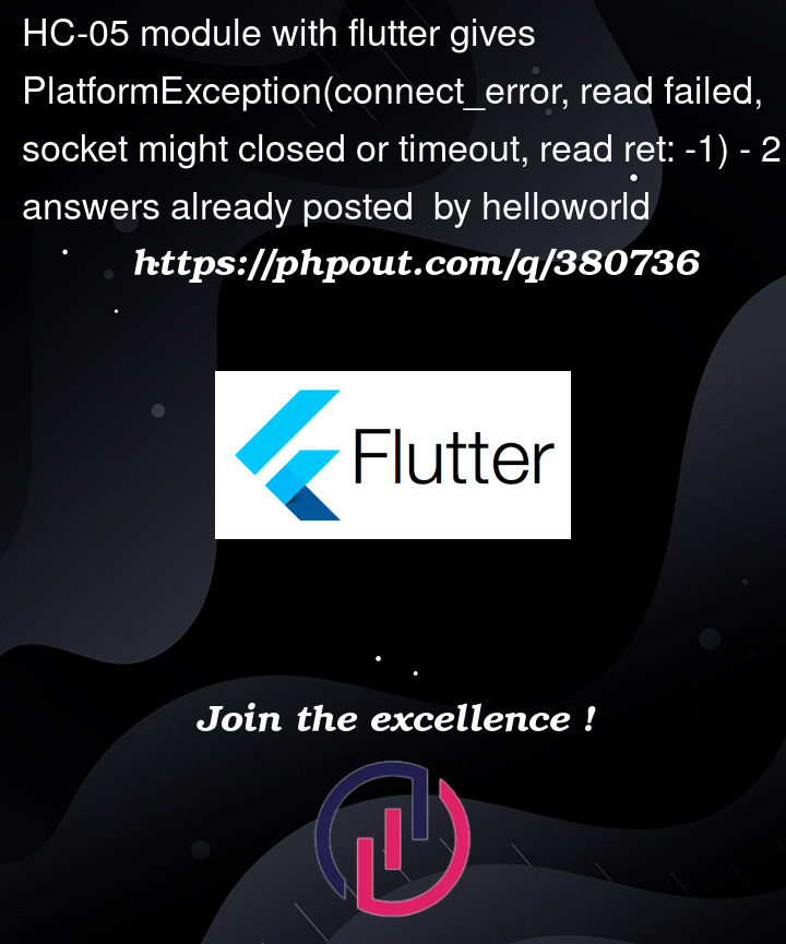 Question 380736 in Flutter