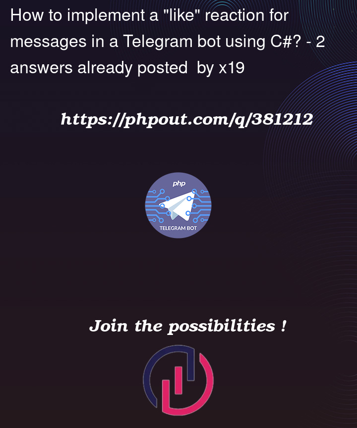 Question 381212 in Telegram API