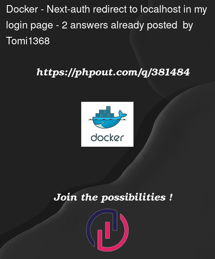 Question 381484 in Docker