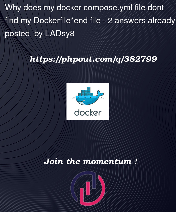 Question 382799 in Docker