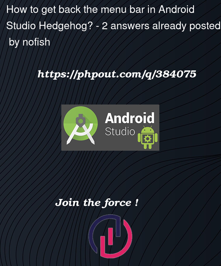 Question 384075 in Android Studio