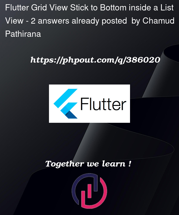 Question 386020 in Flutter