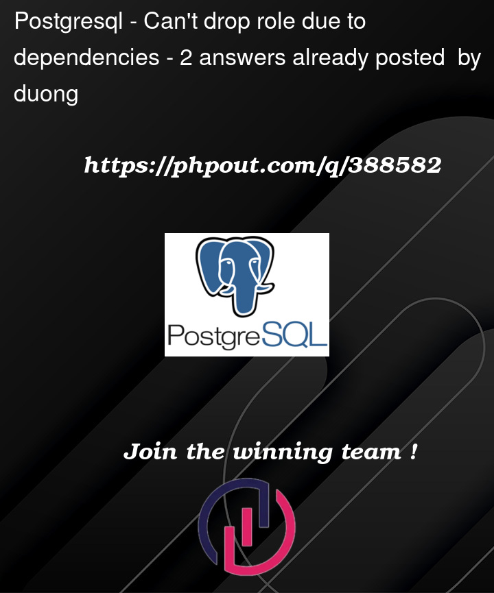 Question 388582 in PostgreSQL