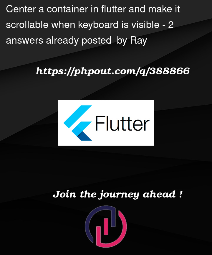 Question 388866 in Flutter