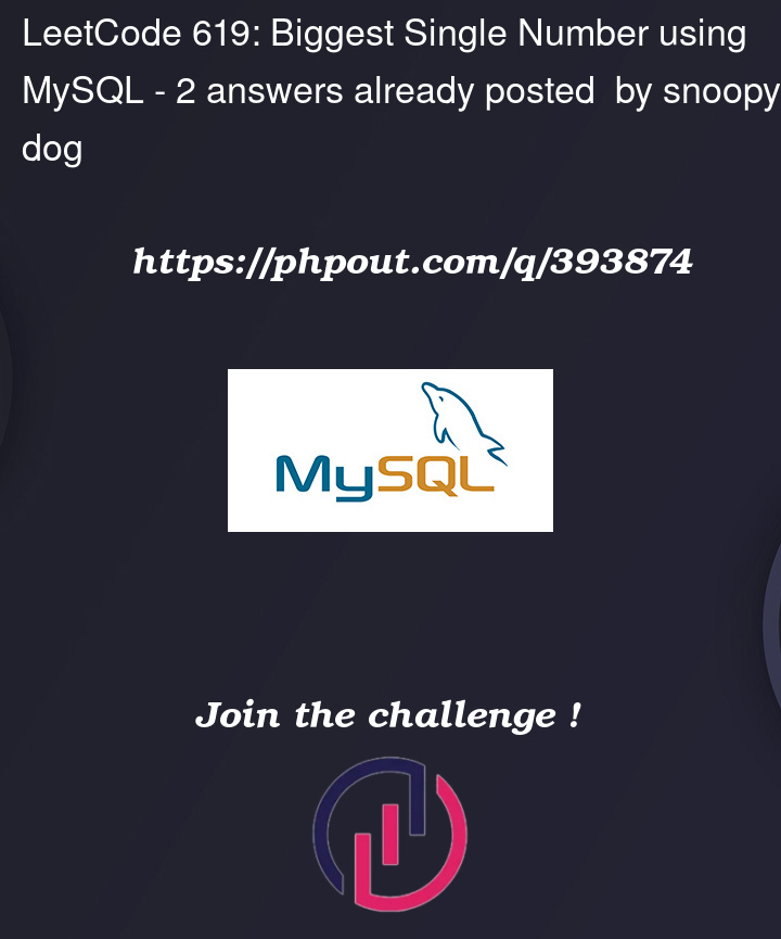 Question 393874 in Mysql