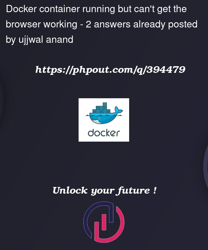 Question 394479 in Docker