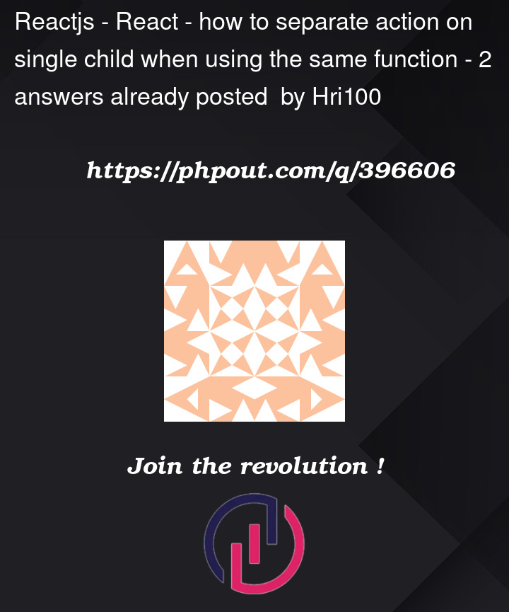 Question 396606 in Reactjs