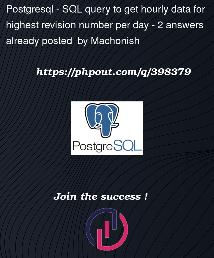 Question 398379 in PostgreSQL