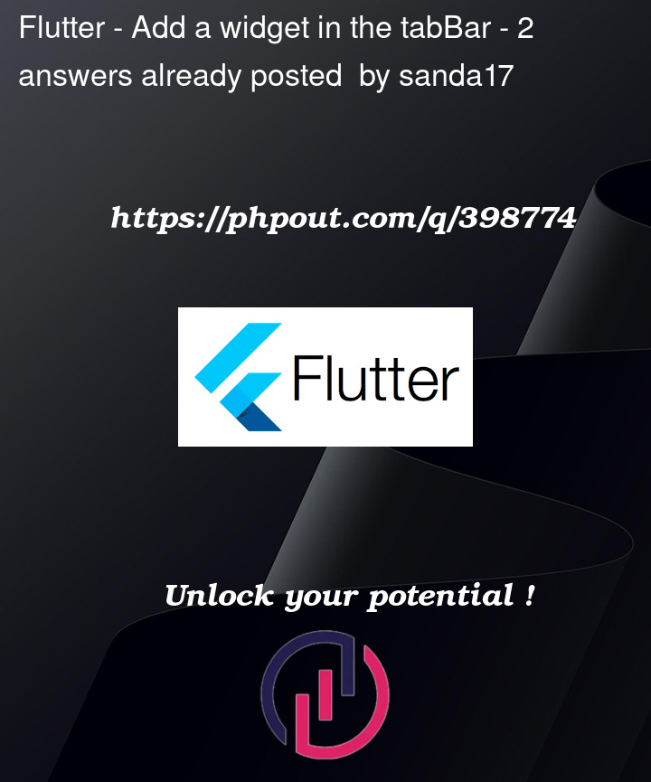 Question 398774 in Flutter