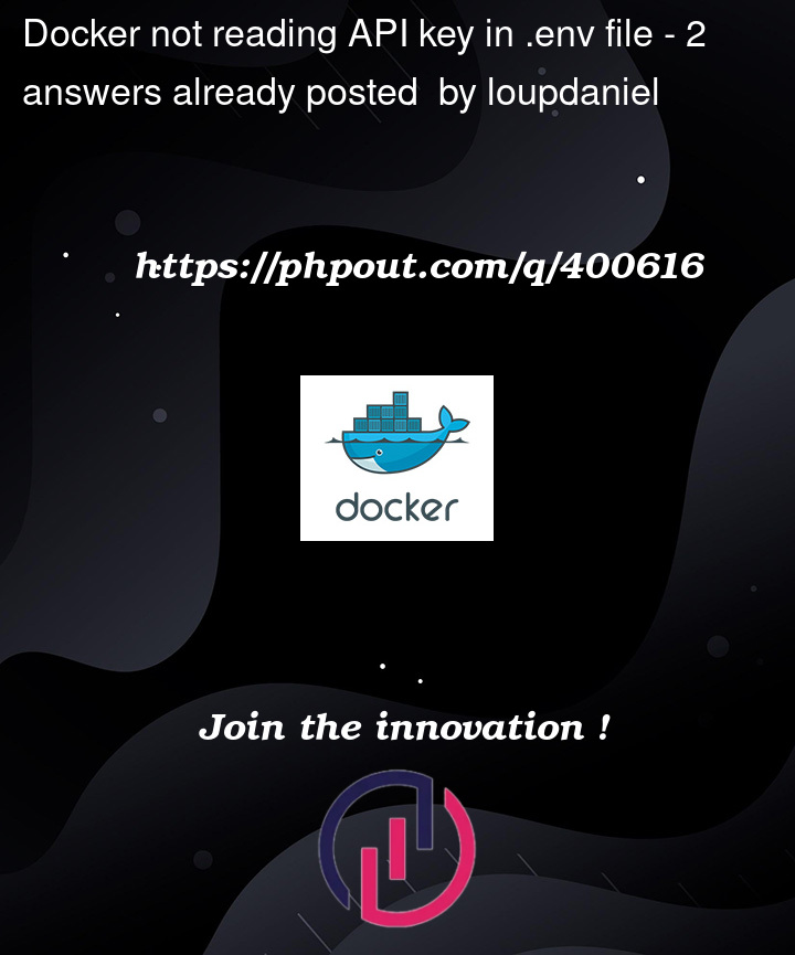 Question 400616 in Docker