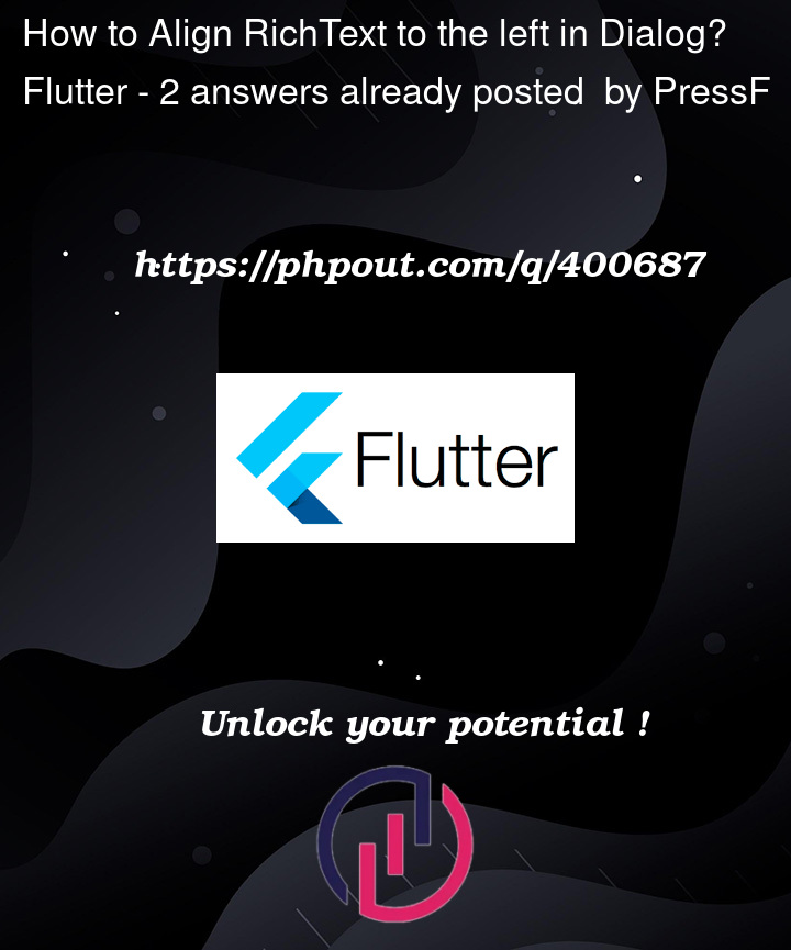 Question 400687 in Flutter