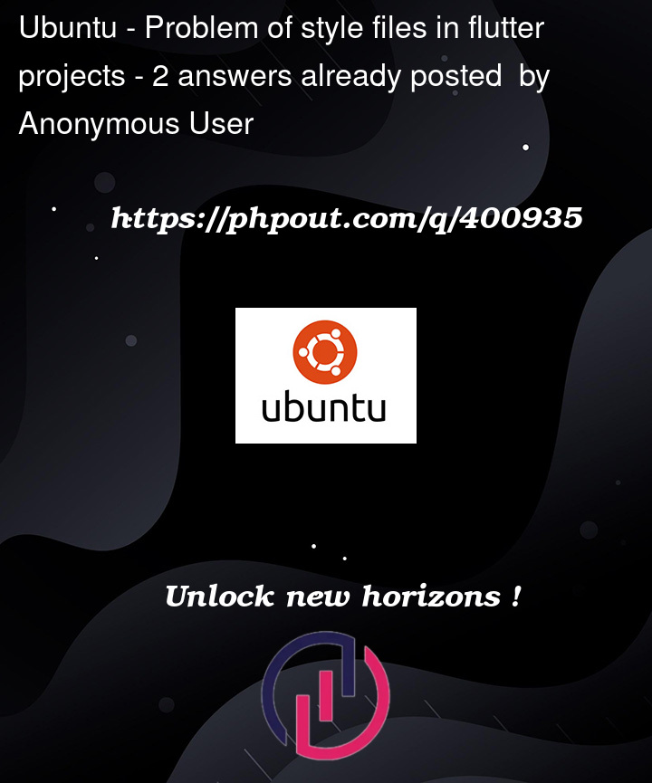 Question 400935 in Ubuntu