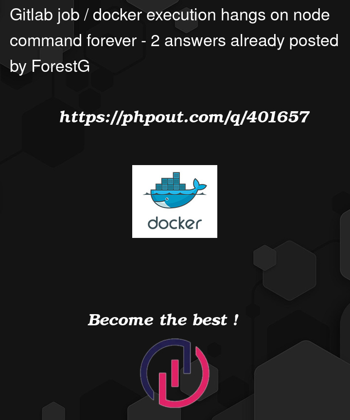 Question 401657 in Docker