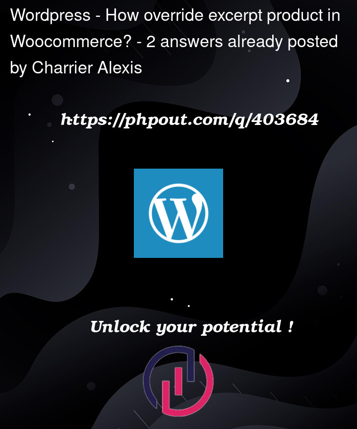 Question 403684 in Wordpress