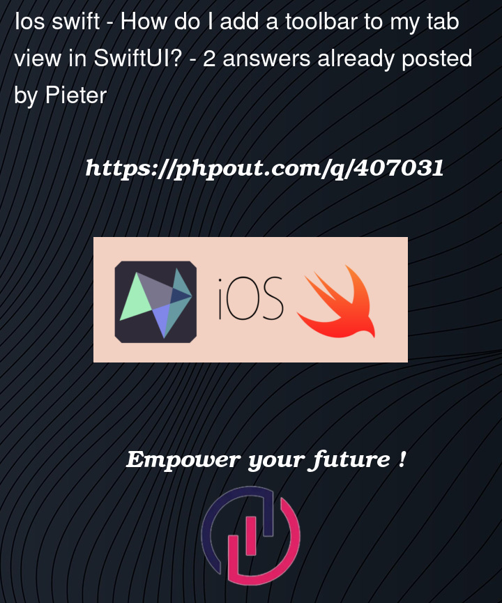 Question 407031 in IOS Swift