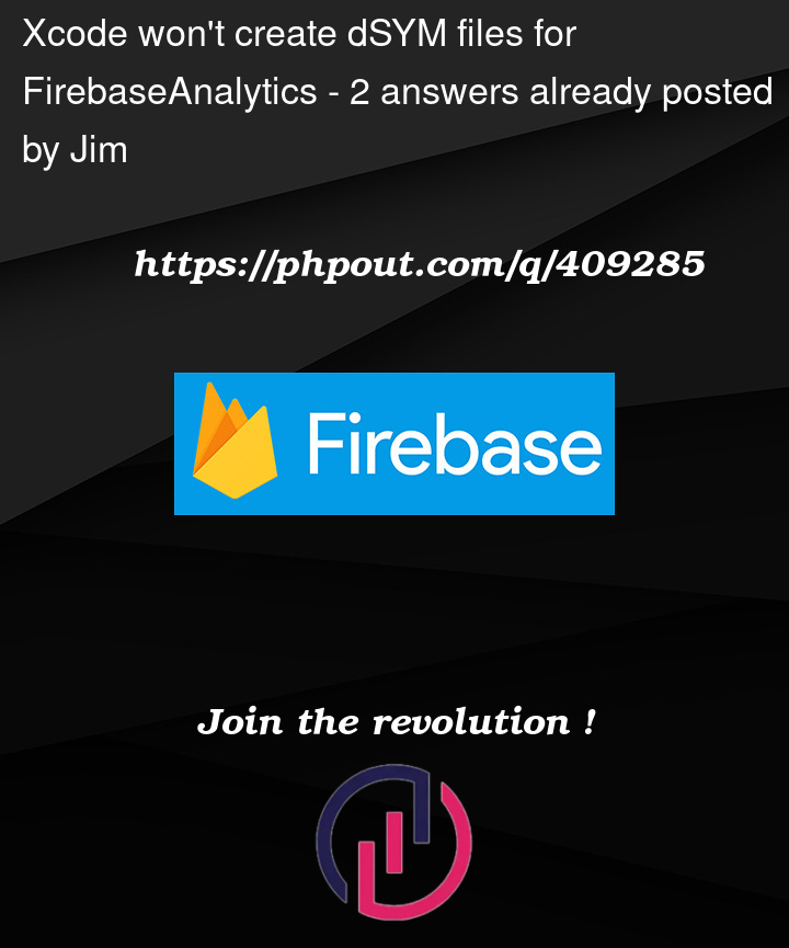 Question 409285 in Firebase