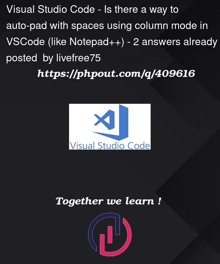 Question 409616 in Visual Studio Code
