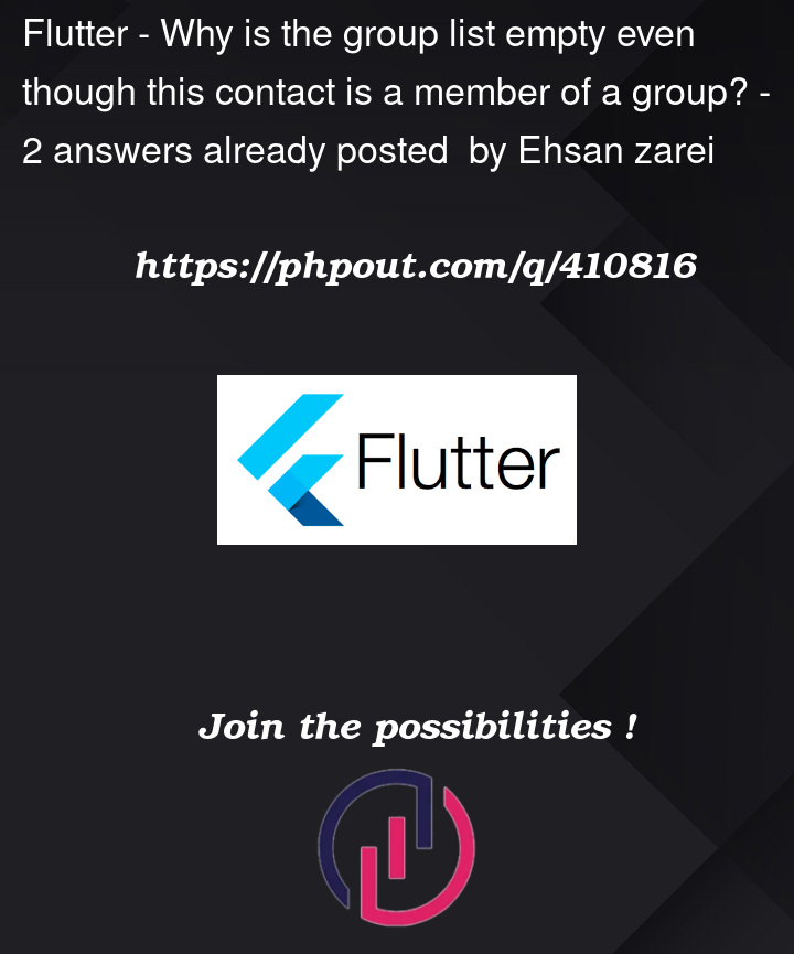 Question 410816 in Flutter