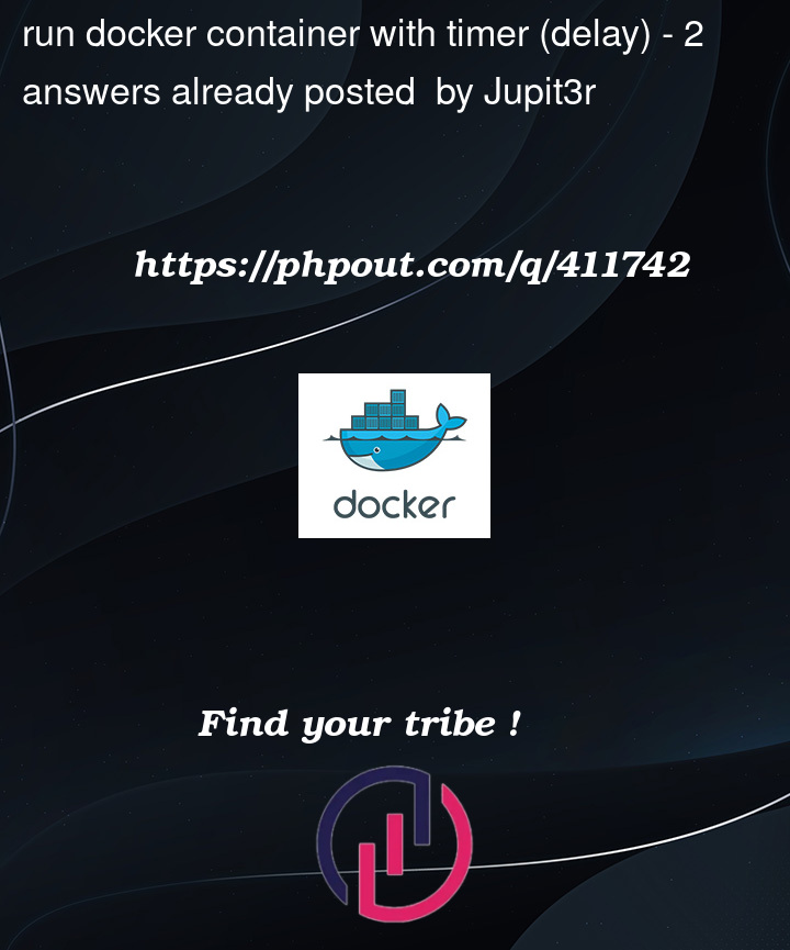 Question 411742 in Docker