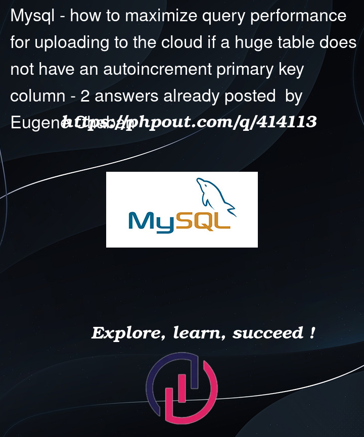 Question 414113 in Mysql