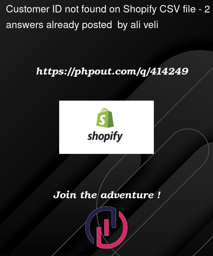 Question 414249 in Shopify