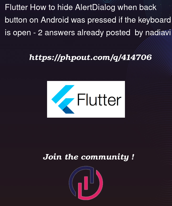 Question 414706 in Flutter