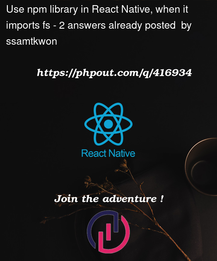 Question 416934 in React native