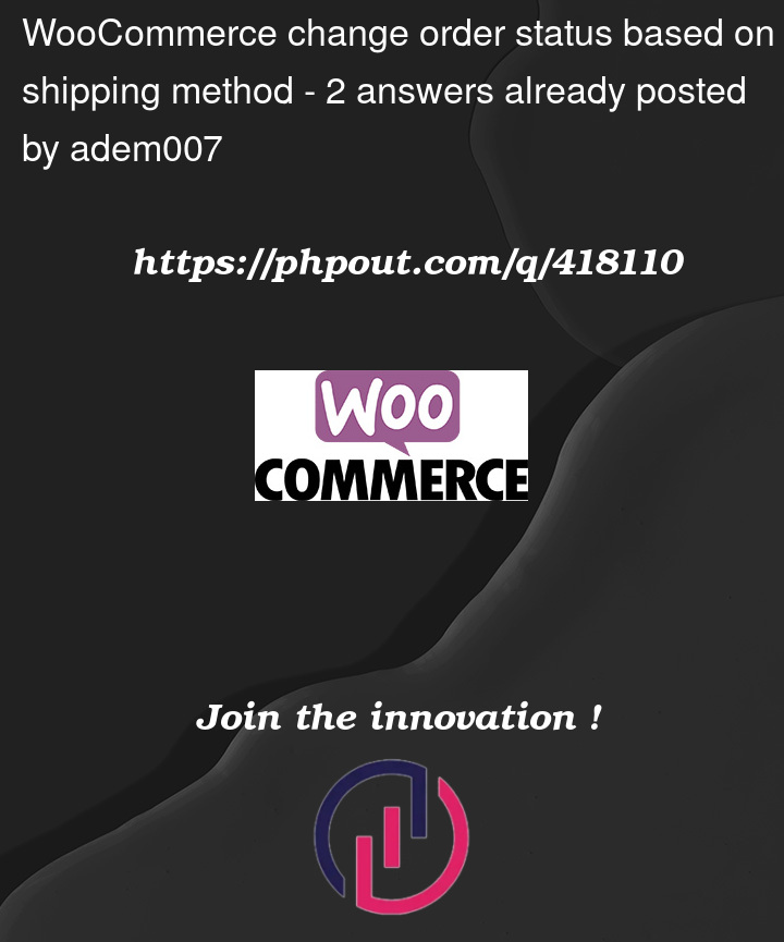 Question 418110 in Woocommerce