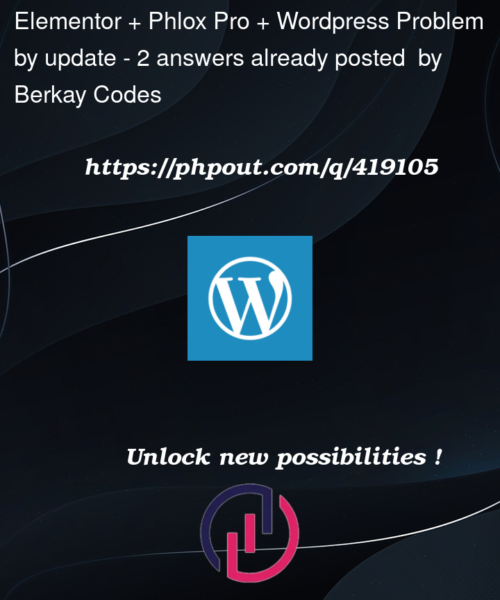 Question 419105 in Wordpress