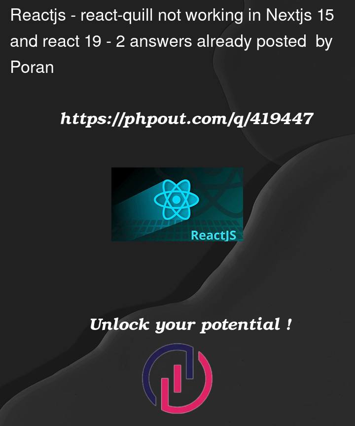 Question 419447 in Reactjs