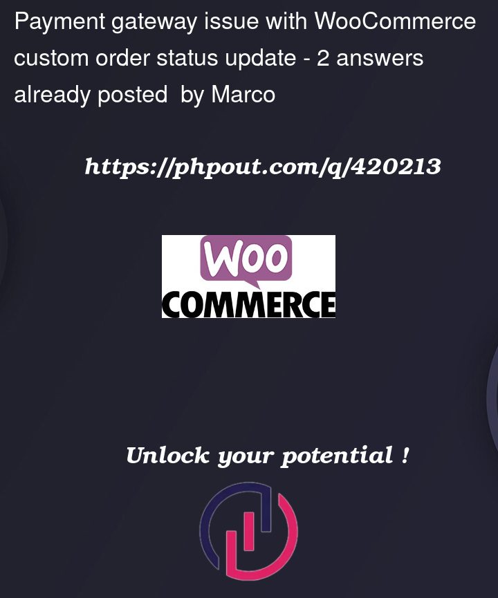 Question 420213 in Woocommerce