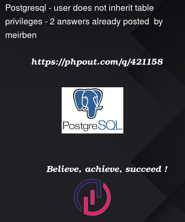 Question 421158 in PostgreSQL