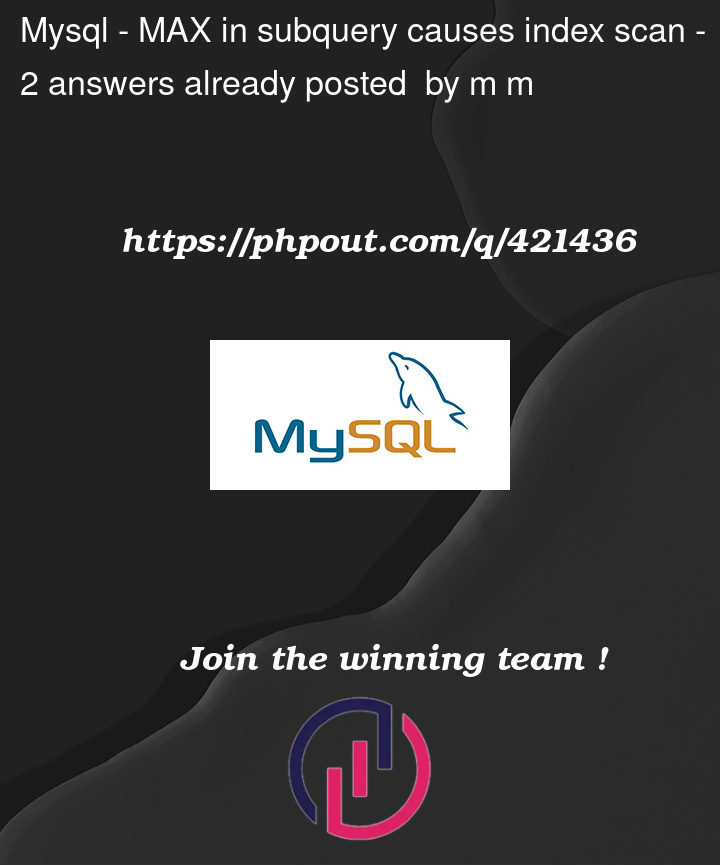 Question 421436 in Mysql