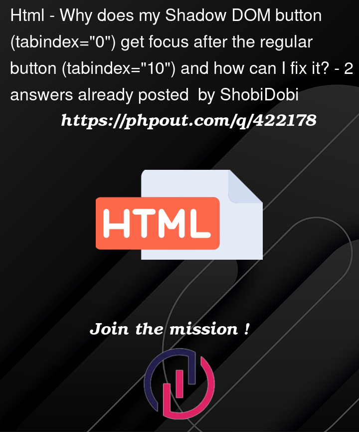 Question 422178 in Html